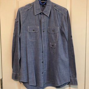 Tommy Hilfiger Trim Fit Chambray Shirt